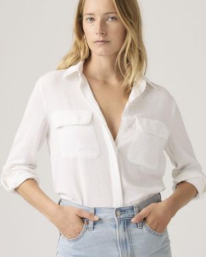Levi's Elaine Utility Linen Shirt - White