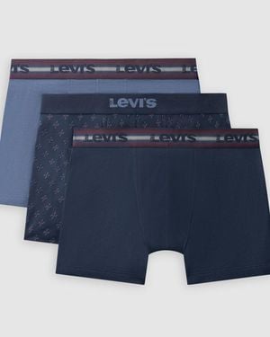 Levi's Denim Boxer Brief 3 Pack - Blue