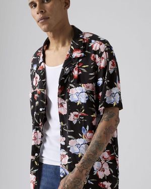 Levi's Classic Camper Lightweight Overhemd Met Korte Mouwen - Zwart