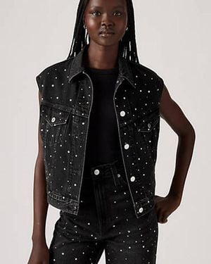Levi's Shrunken '90S Trucker Vest - Zwart