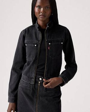 Levi's Moto Trucker Jacket - Black