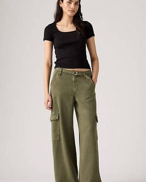 Levi's Baggy Dad Cargo Trousers - Green