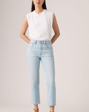 Levi's 501 Crop Jeans - Blue