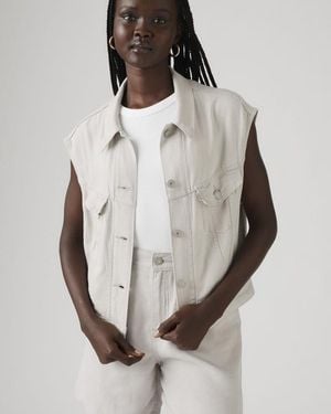 Levi's Shrunken '90S Linen Vest - Grey