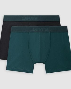 Levi's Twill Boxer Brief 2 Pack - Green