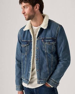 Levi's Type Iii Sherpa Trucker Jacket - Blue