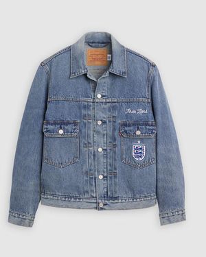 Levi's England Football Type Ii Trucker Jacket - Blauw