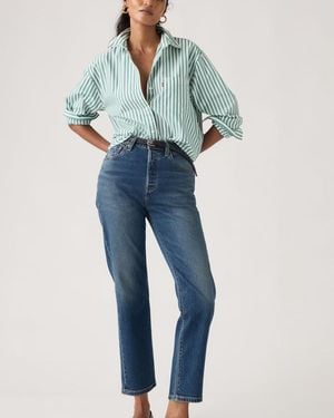 Levi's Cropped 501 Original Jeans A8746-0004 - Blue