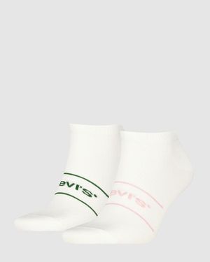 Levi's Low Cut Sport Socks 2 Pack - White