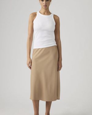 Levi's Falda Midi Sin Cordones Ariel - Neutro