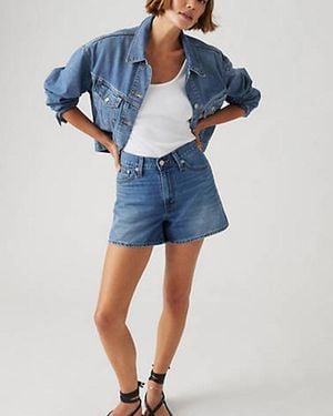 Levi's 80's Mom Shorts - Blue