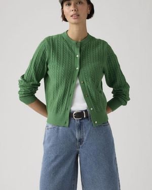 Levi's Supersoft Crewneck Cardigan - Green