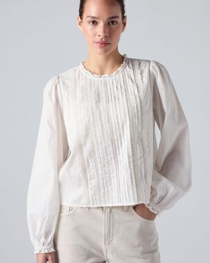 Levi's Blouse Perlée Manche Longue Han - Gris