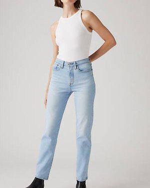 Levi's Wedgie Straight Jeans - Rot
