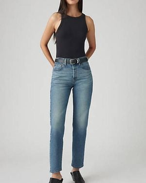 Levi's Jean 501 Crop - Bleu