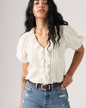 Levi's Giselle Ruffle Blouse - White