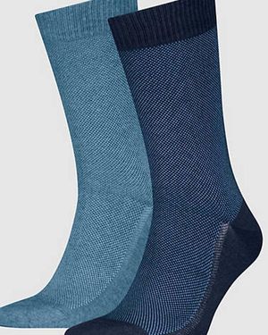 Levi's Regular Cut Socks 2 Pack - Blue