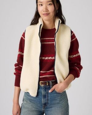 Levi's Morrison Sherpa Vest - Rosso