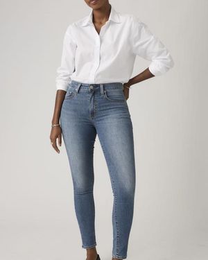 Levi's Jeans Skinny De Tiro Alto 721 Lightweight - Azul