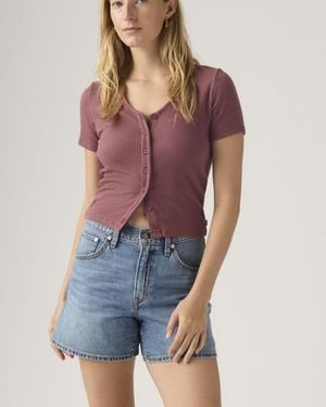 Levi's Cinch Mid Thigh Lightweight Shorts - Blue