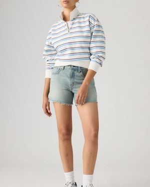 Levi's Cinch Mid Thigh Shorts - Blue