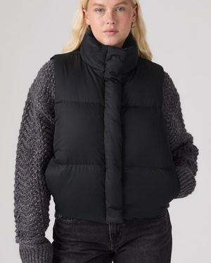 Levi's Tate Bubble Vest - Nero