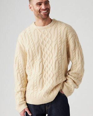 Levi's Battery Pullover Mit Rundhalsausschnitt - Natur