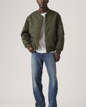 Levi's 568 Loose Straight Linen+ Denim Jeans - Green