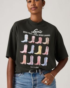 Levi's Graphic Short Stack Tee - Black