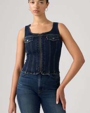 Levi's Vintage Zip Vest - Blue