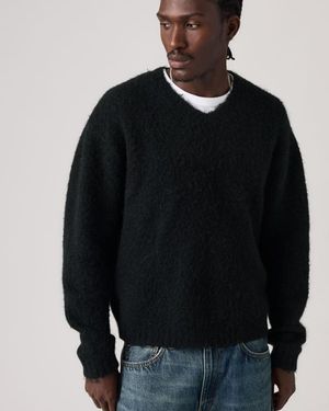 Levi's Maglia Miles Con Scollo A V - Nero