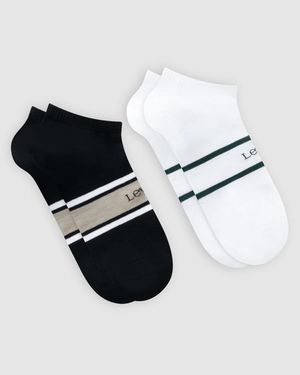 Levi's Low Cut Socks 2 Pack - Negro