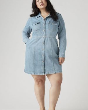 Levi's Flynn Western Dress - Blue