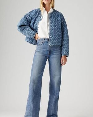 Levi's Ribcage Wide Leg Jeans - Blue