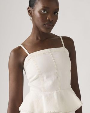 Levi's Anderson Flounce Top - Natural