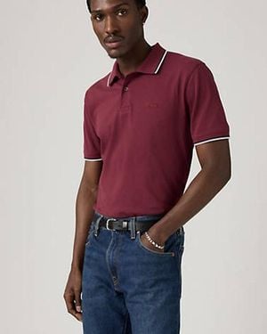 Levi's Slim Housemark Polo Shirt - Red