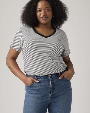 Levi's The Perfect V Neck (Plus Size) - Grey