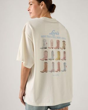 Levi's Graphic Short Stack Tee - Natural
