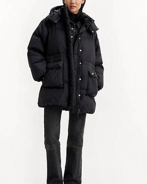 Levi's Giacca Imbottita Bombata Media Western - Nero