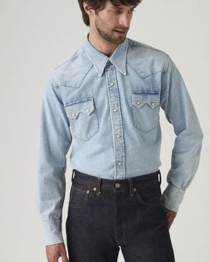 Levi's Camisa Shorthorn Sawtooth Vintage Clothing - Azul