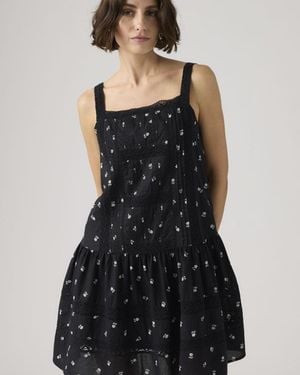 Levi's Robe Courte Plissée Kate - Noir