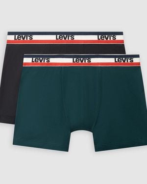 Levi's Logo Boxer Brief 2 Pack - Green