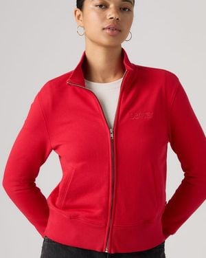 Levi's Graphic Slim Fit Full Zip Sweatshirt - Rouge
