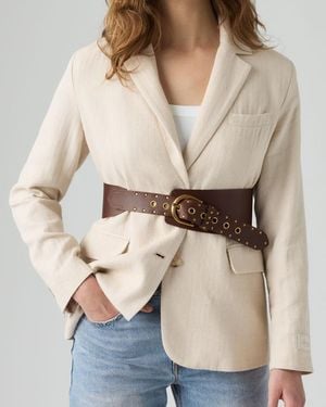 Levi's Buckle Up Wide Belt - Brown