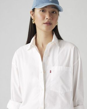 Levi's Lazy Girl Logo Cap - White