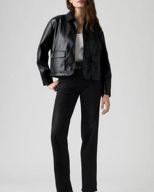 Levi's Jeans Rectos De Tiro Alto 723 - Negro