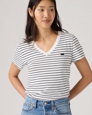 Levi's Favorite Cotton V Neck Tee - White