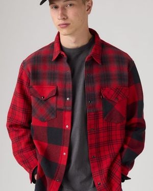 Levi's Camisa Western Holgada De Piezas - Rojo