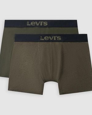 Levi's Opt Iii Boxer Brief 2 Pack - Green
