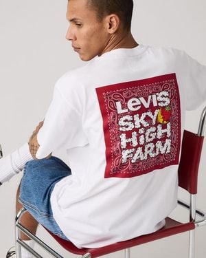 Levi's X Sky High Farm Goods Pocket Tee - Wit